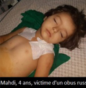 Mahdia 4 ans, Syrie